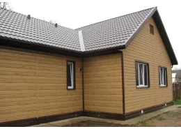 Металлический сайдинг Евро-Брус - фото 1