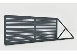 Ворота откатные Ранчо прямоугольное